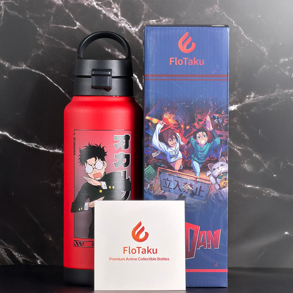 FloTaku x Dan Da Dan Series 1 | Okarun Base 32oz Bottle
