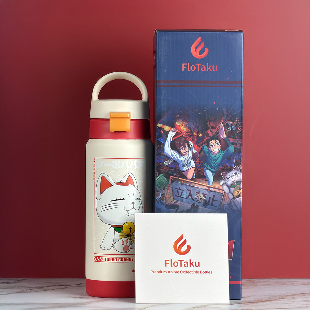 FloTaku x Dan Da Dan Series 1 | Turbo Granny 18oz Bottle