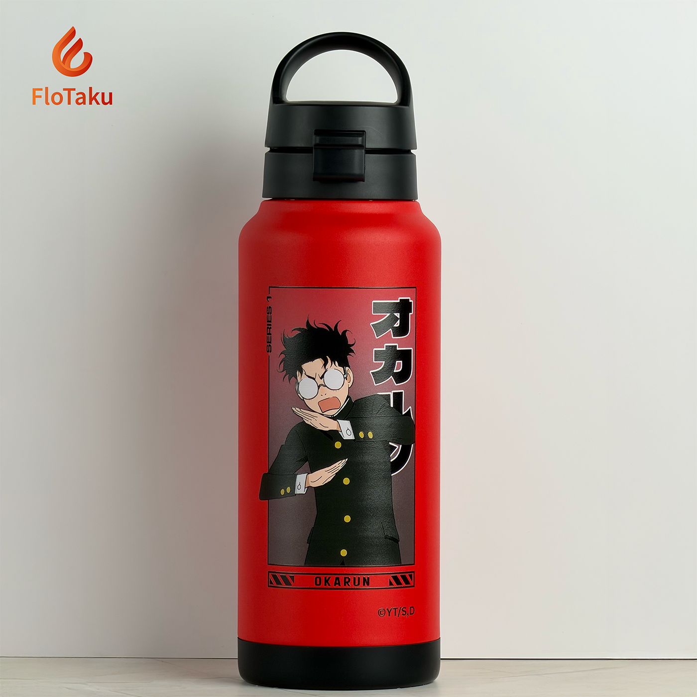 FloTaku x Dan Da Dan Series 1 | Okarun Base 32oz Bottle